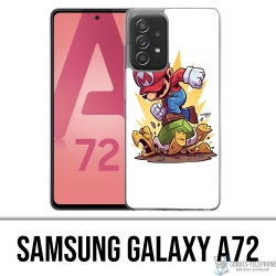 Funda Samsung Galaxy A72 - Tortuga de dibujos animados de Super Mario