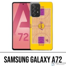Coque Samsung Galaxy A72 - Terrain Besketball Lakers Nba