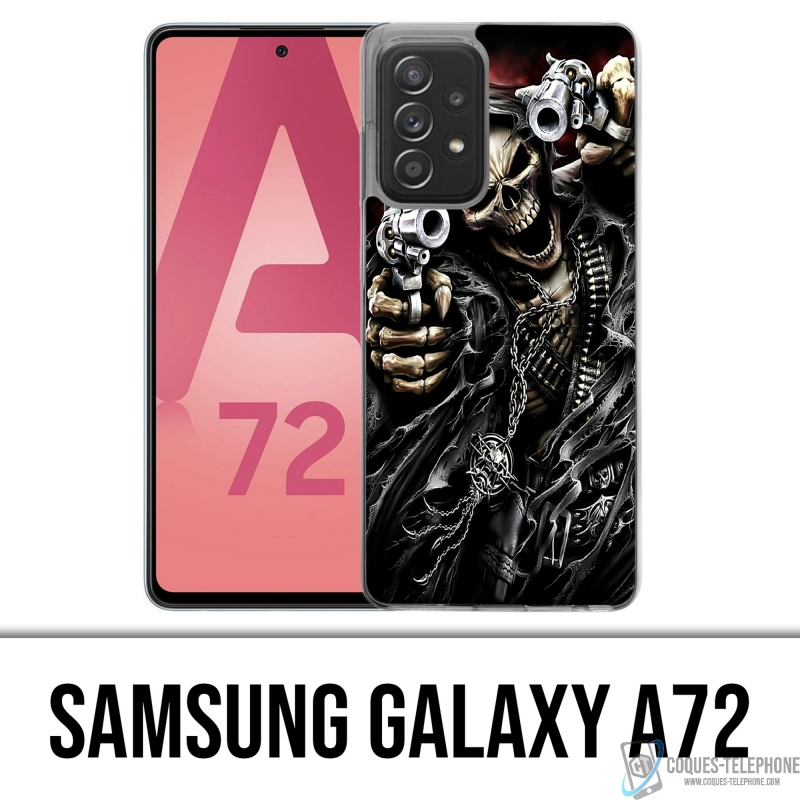 Funda Samsung Galaxy A72 - Pistola Death Head