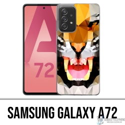 Coque Samsung Galaxy A72 - Tigre Geometrique