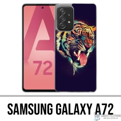 Coque Samsung Galaxy A72 - Tigre Peinture