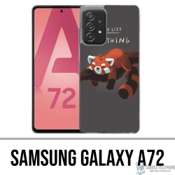 Funda Samsung Galaxy A72 - Lista de tareas pendientes Panda Roux