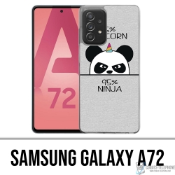 Custodia per Samsung Galaxy A72 - Unicorno Ninja Panda Unicorno