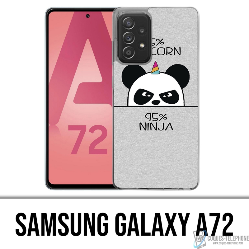 Coque Samsung Galaxy A72 - Unicorn Ninja Panda Licorne