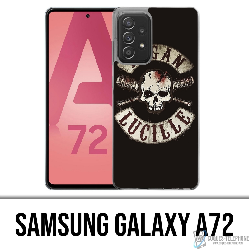 Coque Samsung Galaxy A72 - Walking Dead Logo Negan Lucille