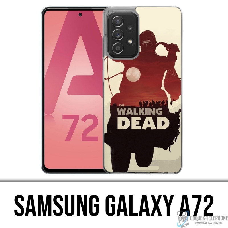 Coque Samsung Galaxy A72 - Walking Dead Moto Fanart