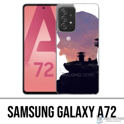 Coque Samsung Galaxy A72 - Walking Dead Ombre Zombies