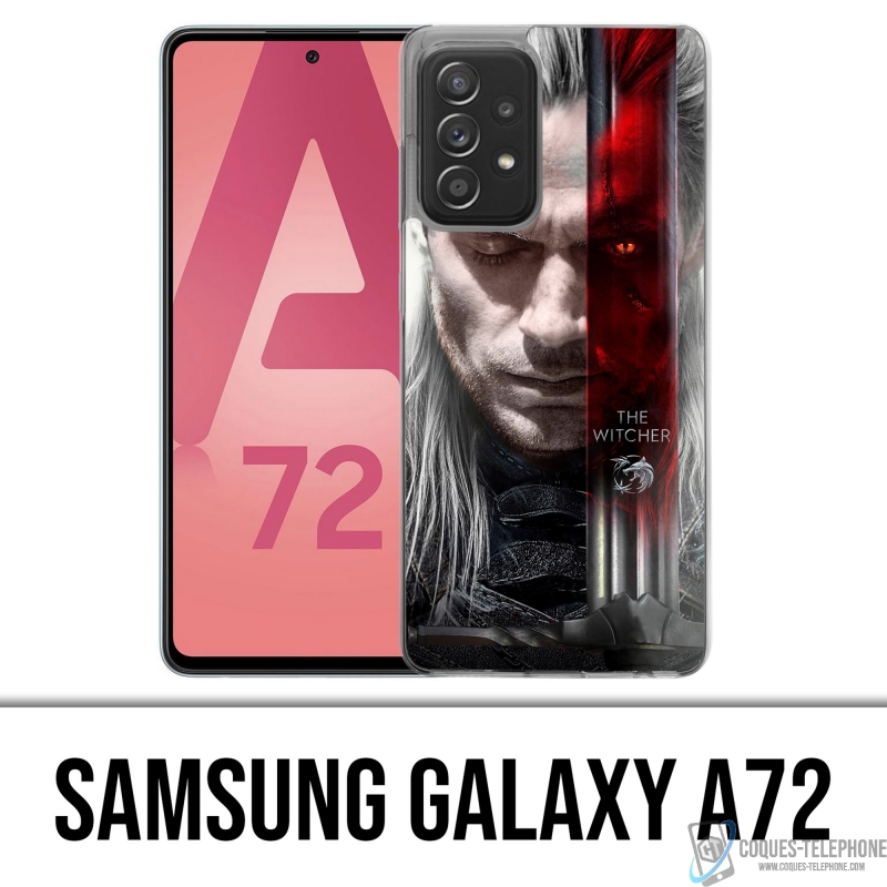 Custodia per Samsung Galaxy A72 - Witcher Blade Sword