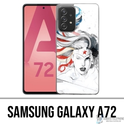 Funda Samsung Galaxy A72 - Wonder Woman Art