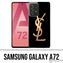 Custodia per Samsung Galaxy A72 - Ysl Yves Saint Laurent Gold Logo