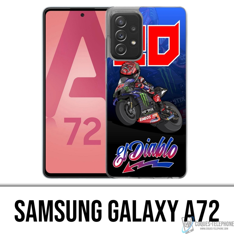 Samsung Galaxy A72 Case - Quartararo 21 Cartoon
