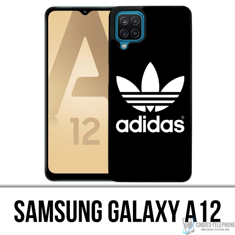 Coque Samsung Galaxy A12 - Adidas Classic Noir