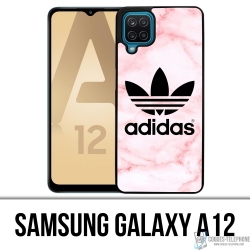 Custodia per Samsung Galaxy A12 - Adidas Marble Pink