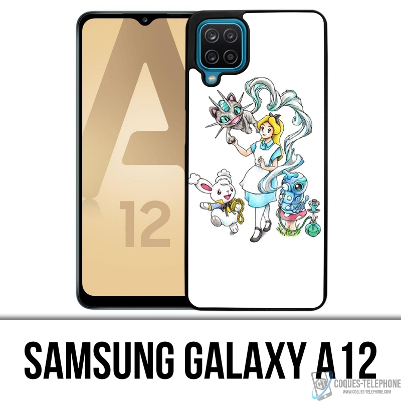 Coque Samsung Galaxy A12 - Alice Au Pays Des Merveilles Pokémon