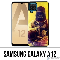 Custodia Samsung Galaxy A12 - Scimmia Astronauta Animale