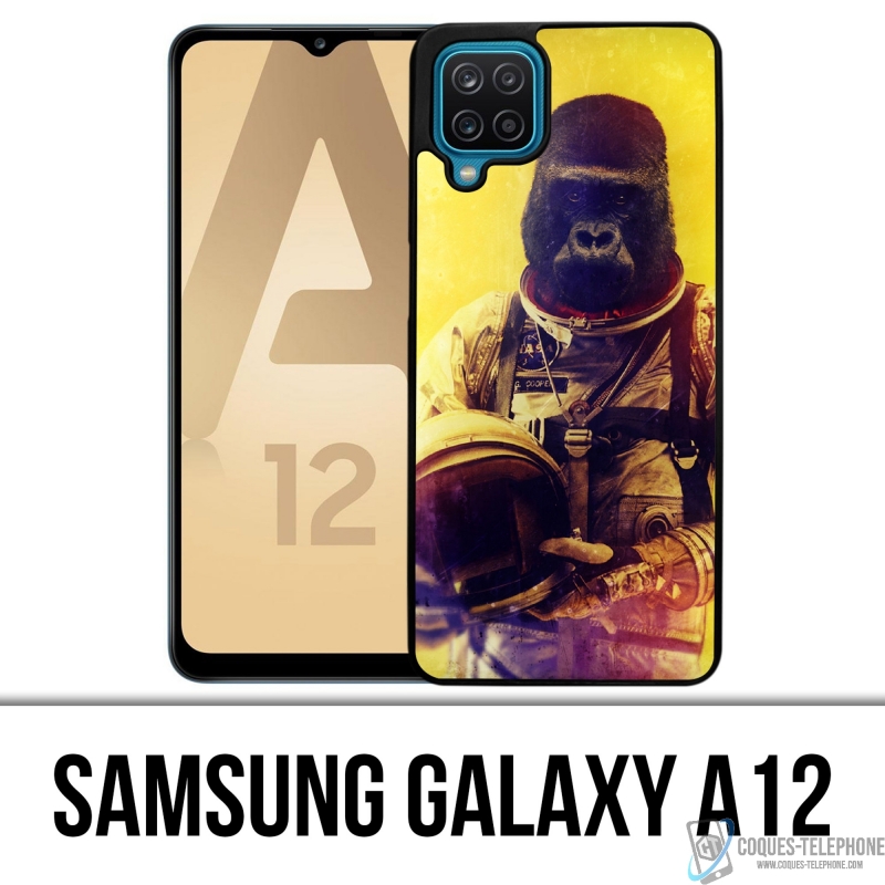Coque Samsung Galaxy A12 - Animal Astronaute Singe