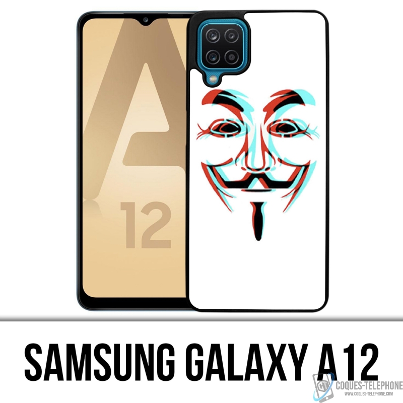 Coque Samsung Galaxy A12 - Anonymous 3D