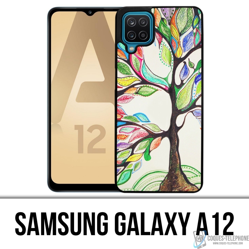 Coque Samsung Galaxy A12 - Arbre Multicolore