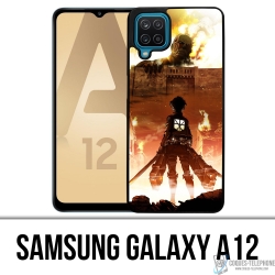 Custodia Samsung Galaxy A12 - Poster Attak On Titan