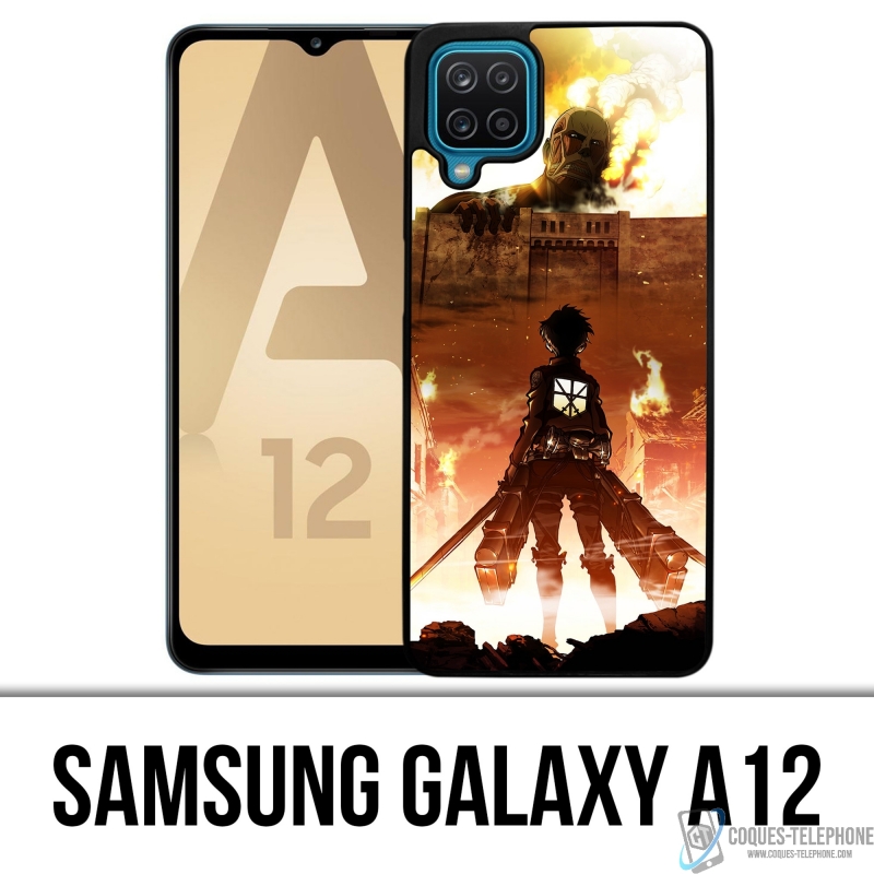 Coque Samsung Galaxy A12 - Attak On Titan Poster