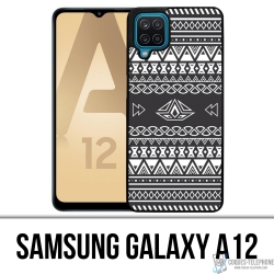Coque Samsung Galaxy A12 - Azteque Gris