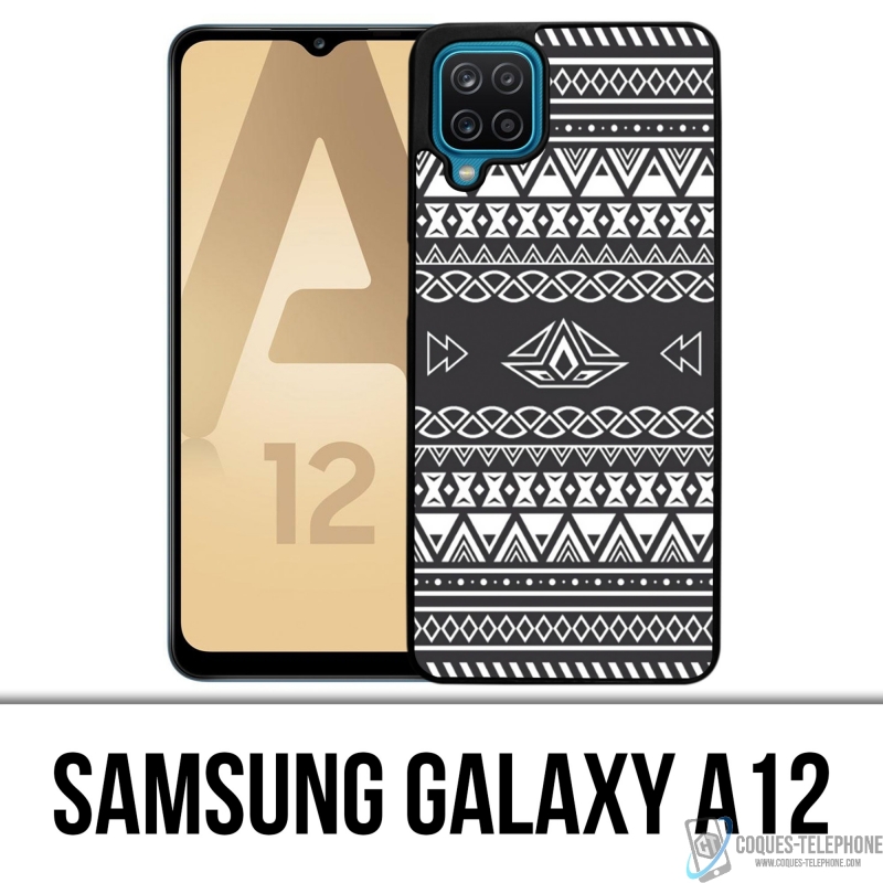 Custodia per Samsung Galaxy A12 - Grigio azteco