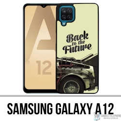 Cover Samsung Galaxy A12 - Ritorno al futuro Delorean