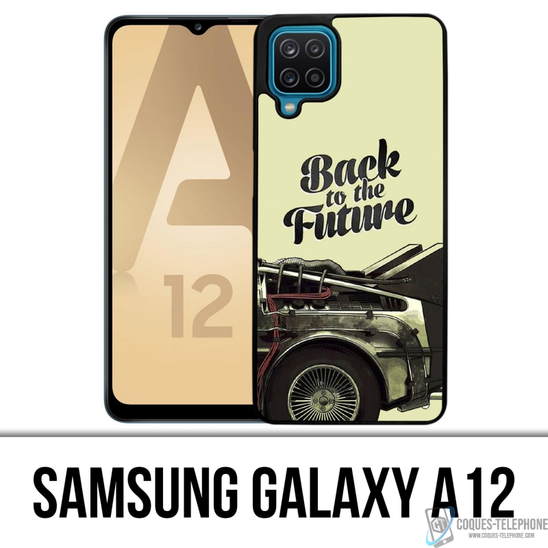 Samsung Galaxy A12 Case - Zurück in die Zukunft Delorean