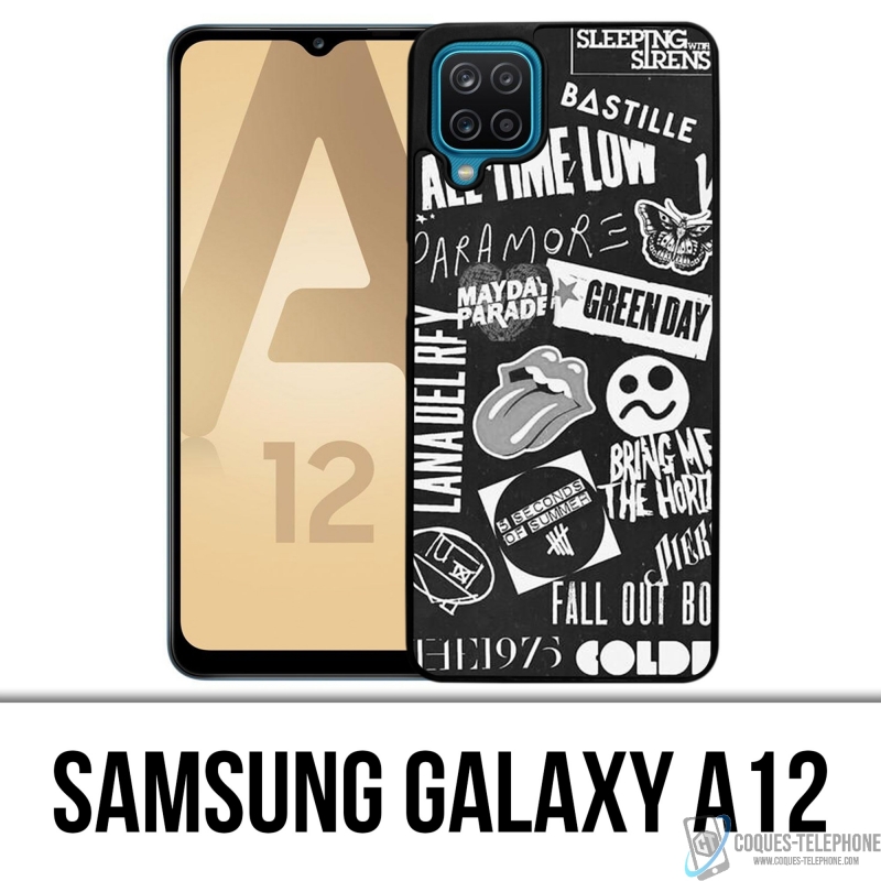 Samsung Galaxy A12 Case - Rock Badge