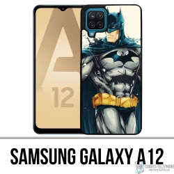 Coque Samsung Galaxy A12 - Batman Paint Art