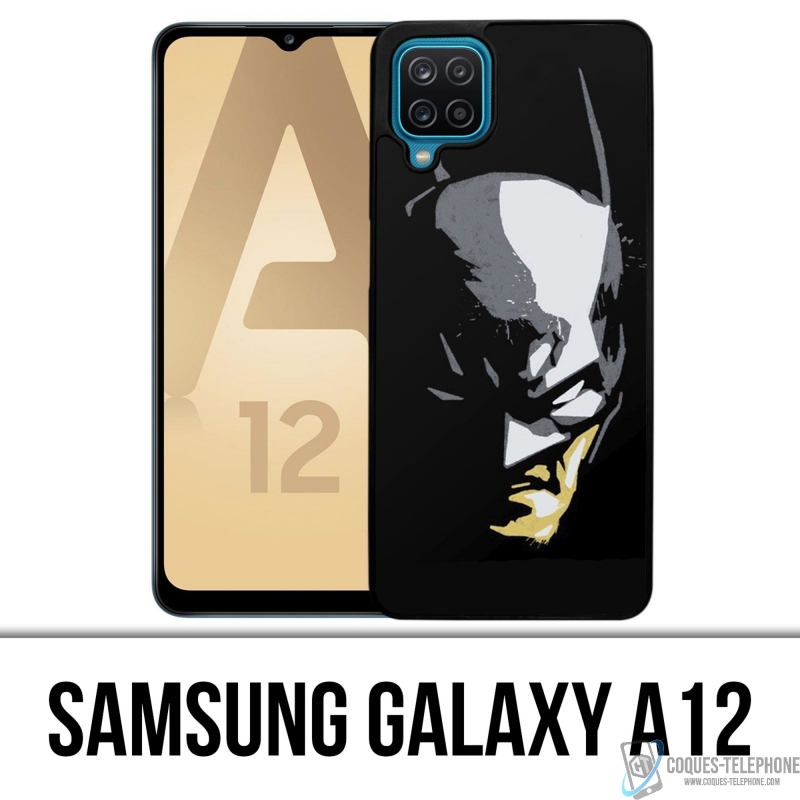Coque Samsung Galaxy A12 - Batman Paint Face