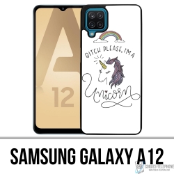 Custodia per Samsung Galaxy A12 - Bitch Please Unicorno Unicorno