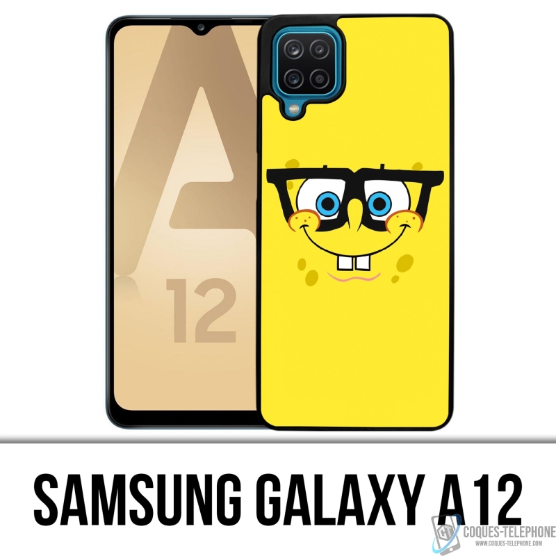 Coque Samsung Galaxy A12 - Bob Éponge Lunettes