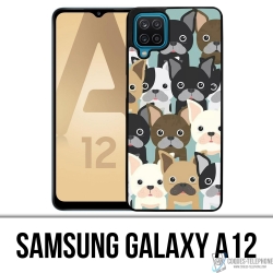 Coque Samsung Galaxy A12 - Bouledogues