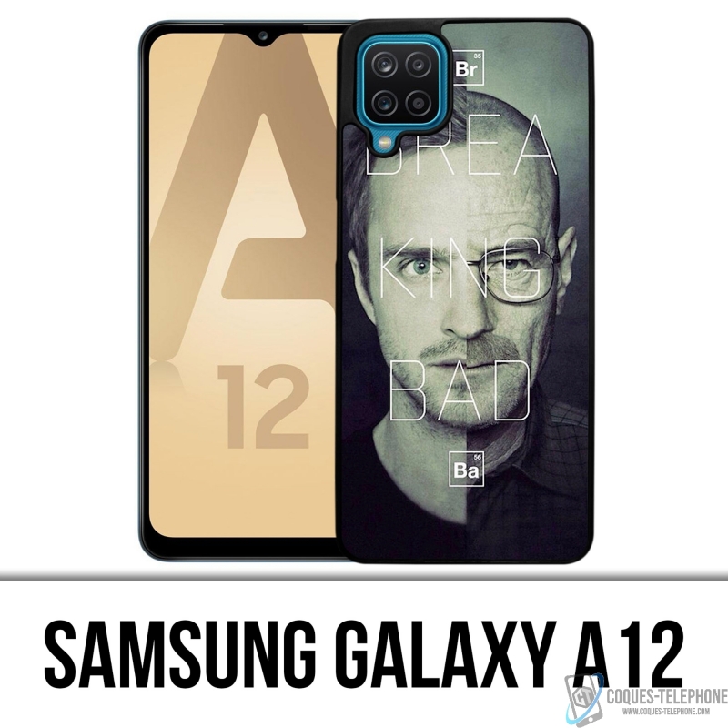 Coque Samsung Galaxy A12 - Breaking Bad Visages