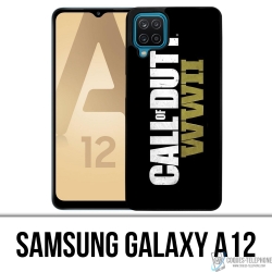 Custodia per Samsung Galaxy A12 - Logo Call Of Duty Ww2