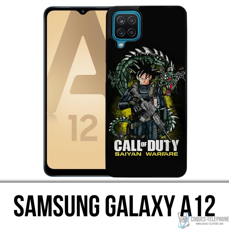 Samsung Galaxy A12 Case - Call Of Duty X Dragon Ball Saiyan Warfare