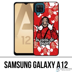 Funda Samsung Galaxy A12 - Casa De Papel - Dibujos animados