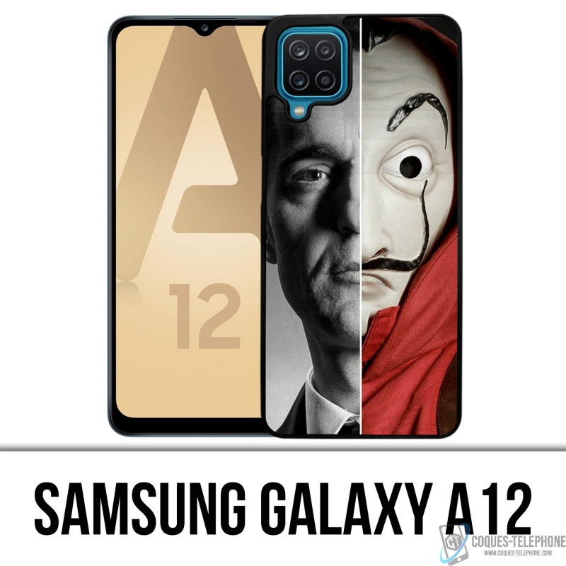 Funda Samsung Galaxy A12 - Casa De Papel Berlin Mask Split
