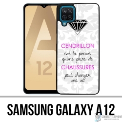 Custodia per Samsung Galaxy A12 - Citazione di Cenerentola
