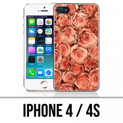 Coque iPhone 4 / 4S - Bouquet Roses