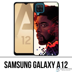 Custodia per Samsung Galaxy A12 - Pantera Nera Chadwick