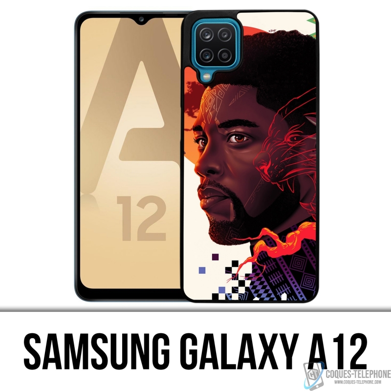 Coque Samsung Galaxy A12 - Chadwick Black Panther