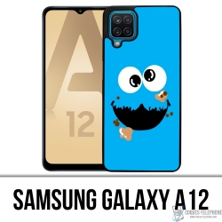 Custodia per Samsung Galaxy A12 - Faccia Cookie Monster