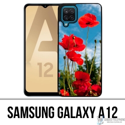 Custodia Samsung Galaxy A12 - Papaveri 1