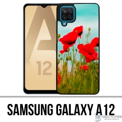Custodia per Samsung Galaxy A12 - Papaveri 2