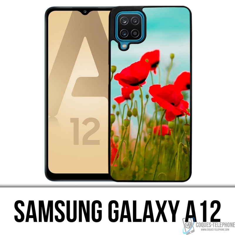 Coque Samsung Galaxy A12 - Coquelicots 2