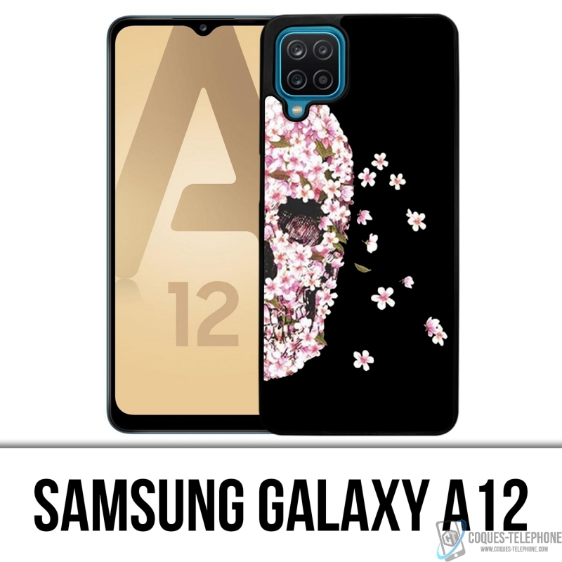 Coque Samsung Galaxy A12 - Crane Fleurs