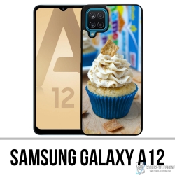 Coque Samsung Galaxy A12 - Cupcake Bleu