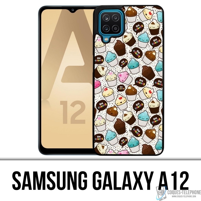 Funda Samsung Galaxy A12 - Cupcake Kawaii